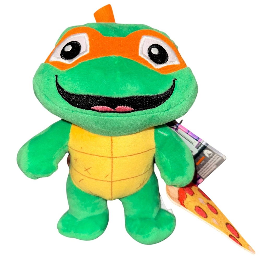 TMNT Mutant‎ Mayhem Turtle Tot Michelangelo Plush by Mattel NWT!